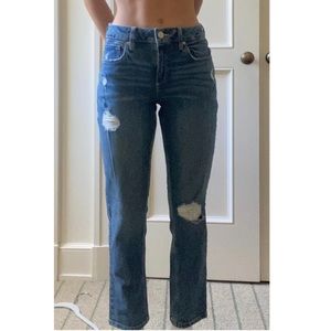GARAGE DENIM distressed jeans